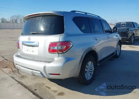 2017 Nissan Armada Sv из США, поврежденный, VIN JN8AY2ND6H9008958